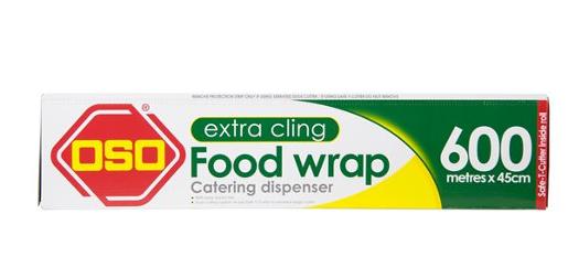 OSO FOODWRAP EXTRA CLING 45MM X 6M 600M Pack Size: 6