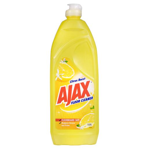 AJAX LEMON FLOOR LIQUID CLEANER 750ML Pack Size: 8