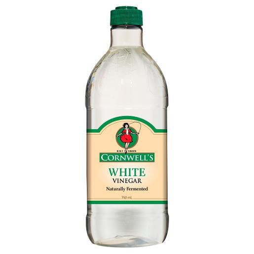 CORNWELLS VINEGAR WHITE 750ML Pack Size: 8