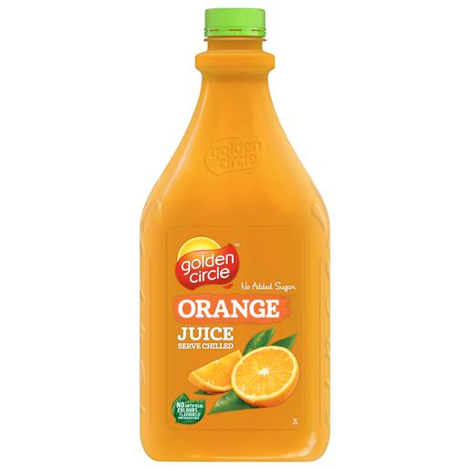 GOLDEN CIRCLE ORANGE JUICE 2L Pack Size: 6