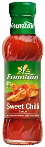 FOUNTAIN SAUCE SWEET CHILLI 250ML Pack Size: 8