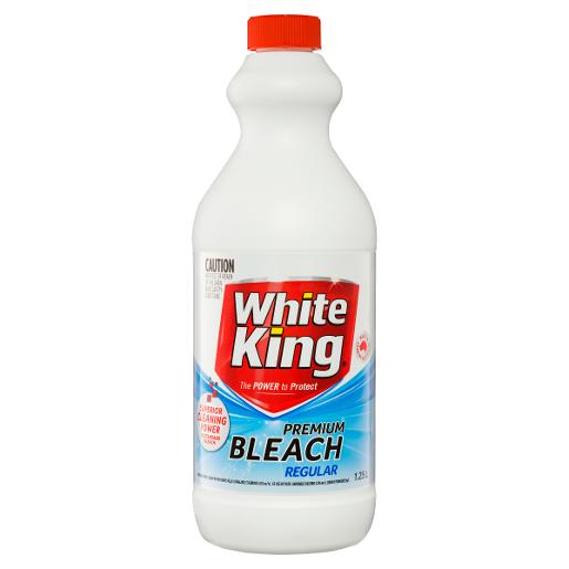 WHITE KING REGULAR BLEACH ALL PURPOSE 1.25L Pack Size: 6