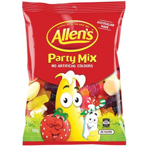 ALLENS PARTY MIX 190GM Pack Size: 12