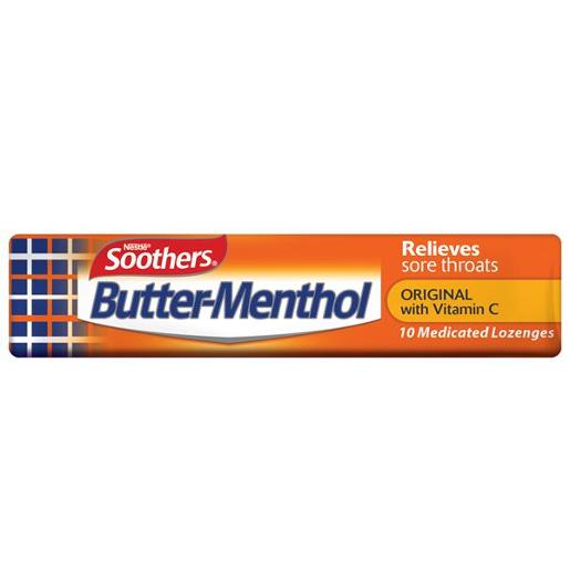 ALLENS BUTTER MENTHOL MEDICATED LOZENGES STICK 40GM Pack Size: 36