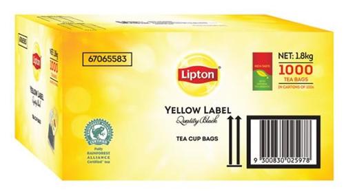 LIPTON TEA BAG PORTION RF TAG 1000S Pack Size: 1