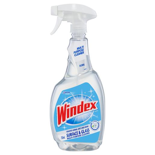WINDEX SURFACE AND GLASS CLEANER TRIGGER 750ML Pack Size: 6