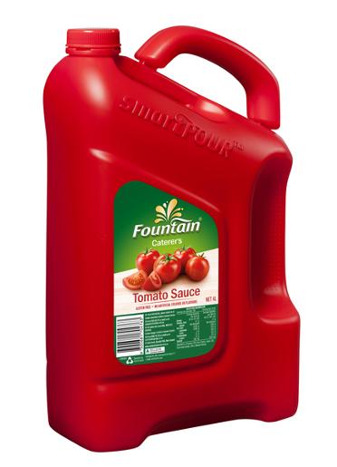 FOUNTAIN GLUTEN-FREE CATERERS TOMATO SAUCE 4L Pack Size: 3