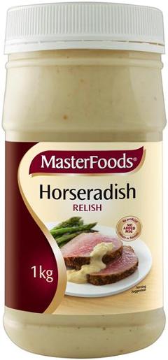 MASTERFOODS HORSERADISH CREAM 1KG Pack Size: 6