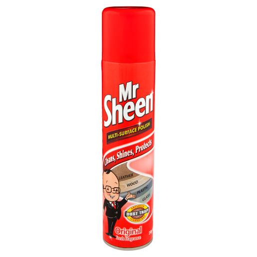 MR SHEEN REGULAR AEROSOL 250GM Pack Size: 6