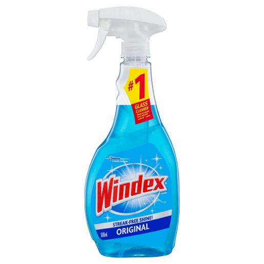 WINDEX BLUE GLASS CLEANER SPRAY 500ML Pack Size: 6