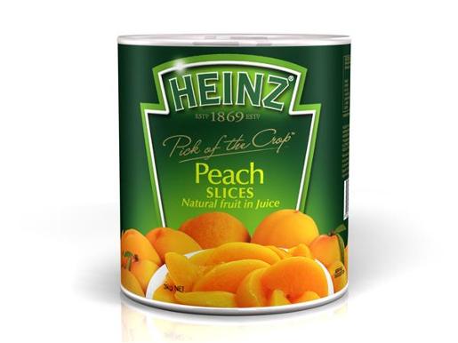 HEINZ PEACH SLICES IN NATURAL JUICE 3KG Pack Size: 3