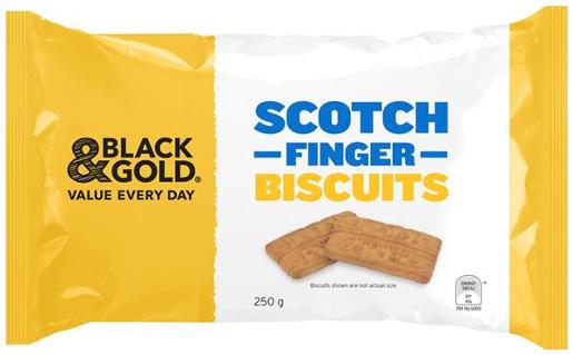 HOME BRAND SCOTCH FINGER BISCUITS 250G Pack Size: 24