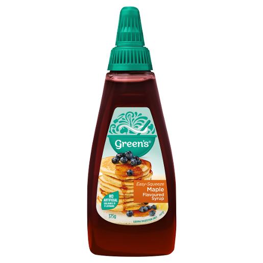 GREENS SYRUP MAPLE 375GM Pack Size: 12