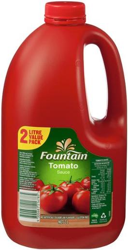 FOUNTAIN SAUCE TOMATO 2L Pack Size: 6