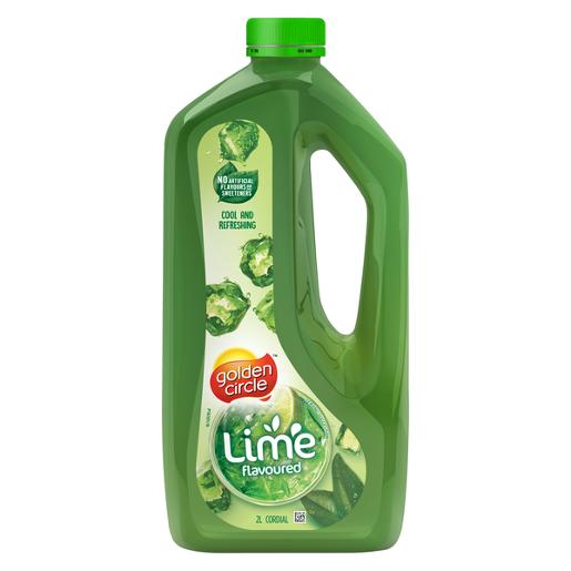 GOLDEN CIRCLE CORDIAL LIME CRUSH 2L Pack Size: 6