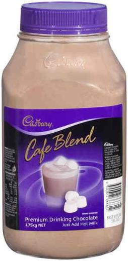 CADBURY CAFE BLEND DRINKING CHOCOLATE 1.75KG Pack Size: 6