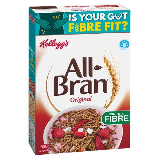 KELLOGGS ALL BRAN ORIGINAL 530GM Pack Size: 12