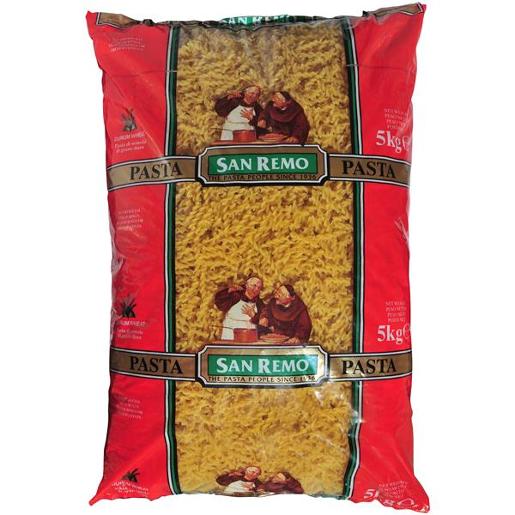 SAN REMO SPIRALS NO16 5KG Pack Size: 2