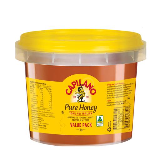 CAPILANO CLEAR HONEY PAIL 1KG Pack Size: 6