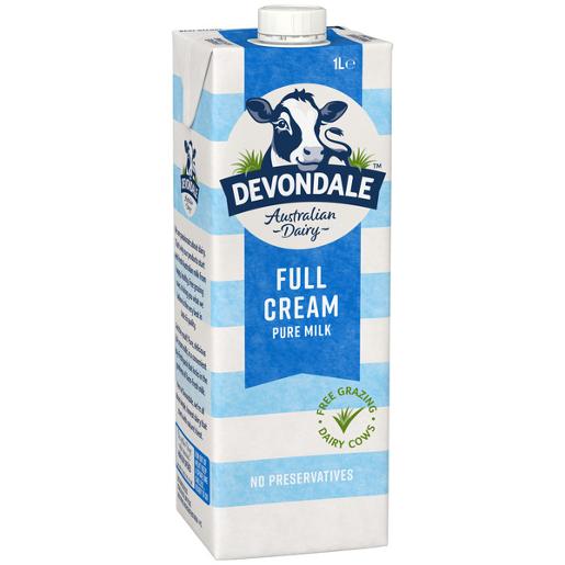 DEVONDALE MILK LONGLIFE FULL CREAM 1L Pack Size: 10