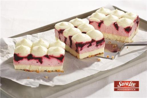 SARA LEE MIXED BERRY CREAM CHEESECAKE TRAY 1.35KG Pack Size: 6