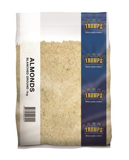TRUMPS GROUND ALMONDS 1KG Pack Size: 10