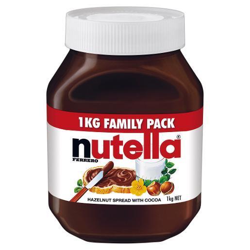 NUTELLA HAZELNUT CHOCOLATE SPREAD 1KG Pack Size: 6