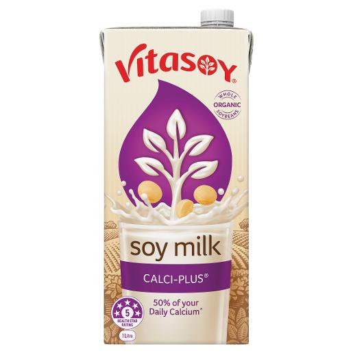VITASOY CALCIUM PLUS UHT MILK 1L Pack Size: 12