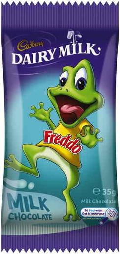 CADBURY FREDDO FROG GIANT DAIRY MILK CHOCOLATE 35GM Pack Size: 36