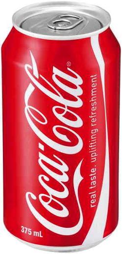 COCA COLA SOFT DRINK 375ML Pack Size: 30