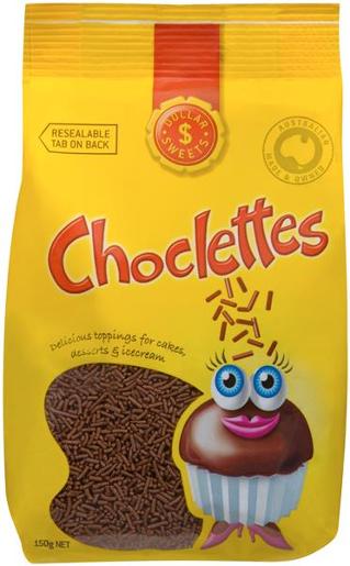 DOLLAR SWEETS CHOCOLETTES 150GM Pack Size: 12