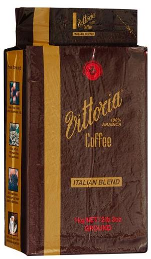 VITTORIA ITALIAN BLEND COFFEE GROUND 1KG Pack Size: 4