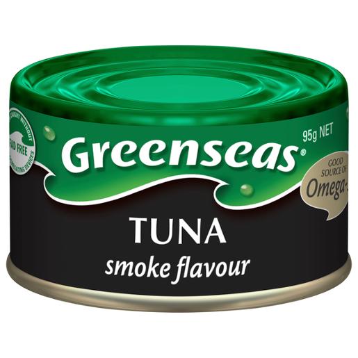 GREENSEAS NATURAL SMOKE FLAVOURED TUNA 95GM Pack Size: 12