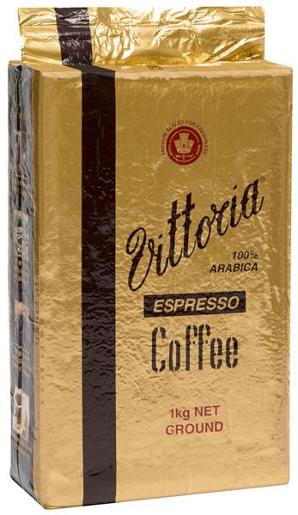 VITTORIA ESPRESSO COFFEE GROUND 1KG Pack Size: 4