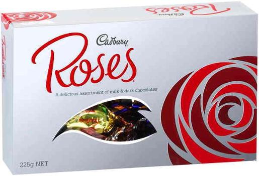 CADBURY ROSES BOX 225GM Pack Size: 6
