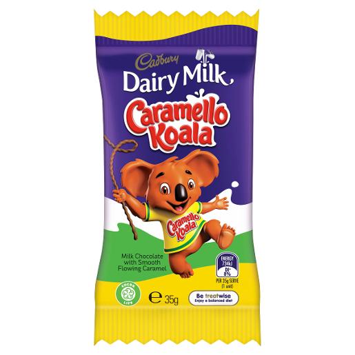 CADBURY CARML KOALA GIANT     35GM Pack Size: 36