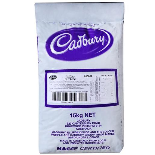 CADBURY BUTTONS SIENNA 15KG Pack Size: 1