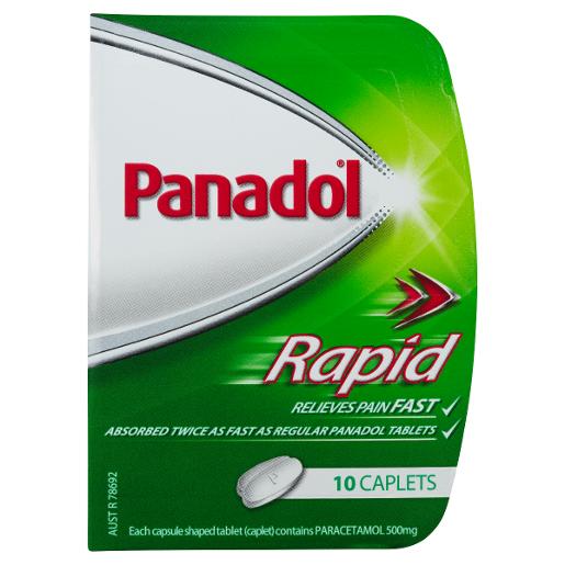 PANADOL CAPLETS RAPID HANDIPACK 8S Pack Size: 12