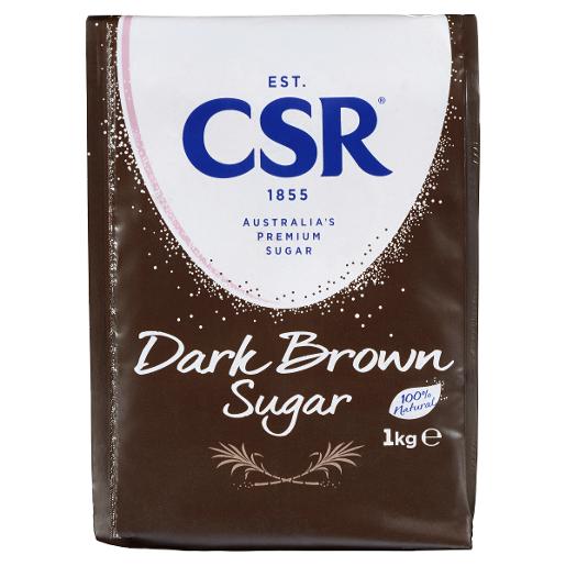 CSR DARK BROWN SUGAR 1KG Pack Size: 9