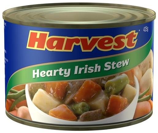 HARVEST IRISH STEW 425GM Pack Size: 8