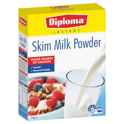 DIPLOMA INSTANT SKIM MILK POWER 1KG Pack Size: 8