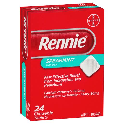 RENNIE ANTACID TABLETS 24S Pack Size: 12