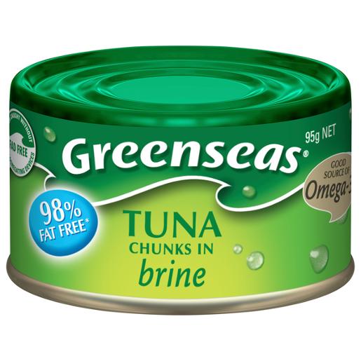 GREENSEAS TUNA IN BRINE 95GM Pack Size: 12