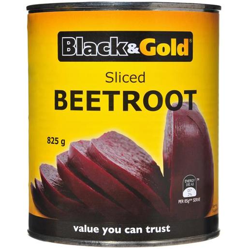 BLACK & GOLD SLICED BEETROOT 825GM Pack Size: 12