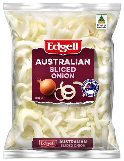EDGELL ONIONS SLICED 1.5KG Pack Size: 6