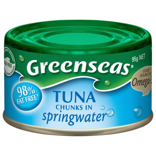 GREENSEAS TUNA IN SPRINGWATER 95GM Pack Size: 12