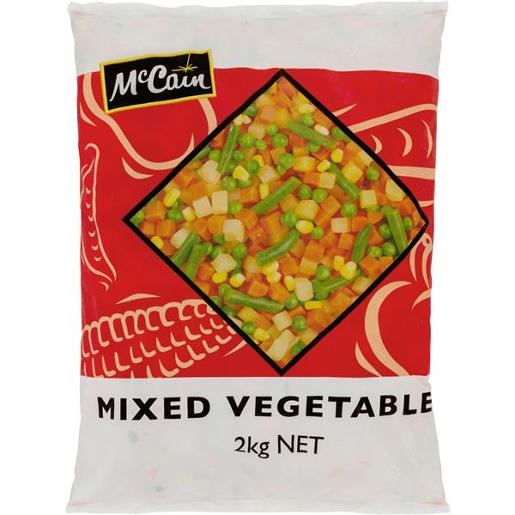 MCCAIN MIXED VEGETABLES 2KG Pack Size: 6