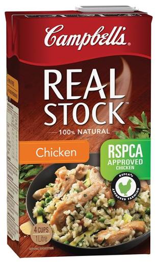 CAMPBELLS REAL STOCK CHICKEN 1L Pack Size: 6