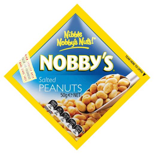 NOBBYS SALTED PEANUTS 50GM Pack Size: 12