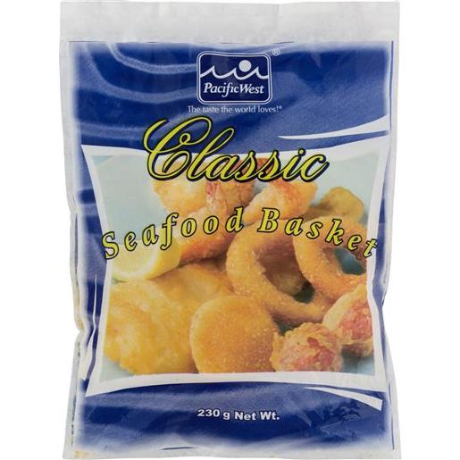 PACIFIC WEST SEAFOOD BASKET 230GM Pack Size: 20